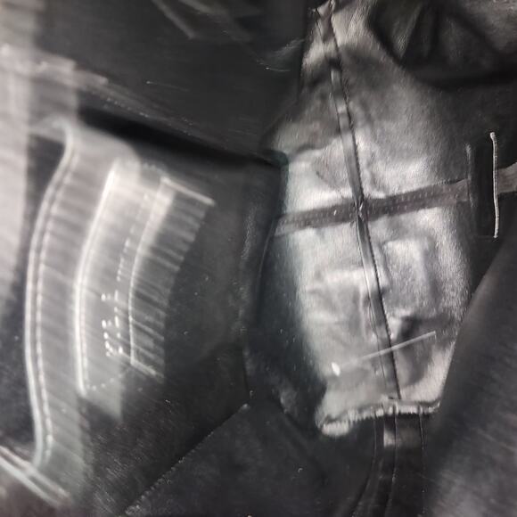 STEVE MADDEN Black Leather Shoulder Bag Purse - Picture 9 of 10